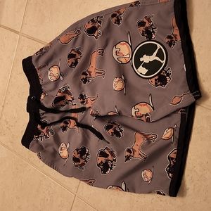 Baseballism swim trunks. Size Youth M.